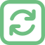 Icono de doble flecha circular