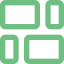 Icono de personalización web con diseño único