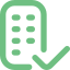 Icono de documento factura verificada